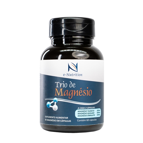 Trio de Magnésio 60 Cápsulas