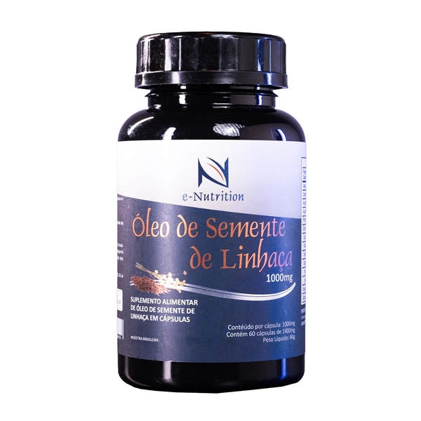 Óleo de Linhaça 1000mg 60 Cápsulas