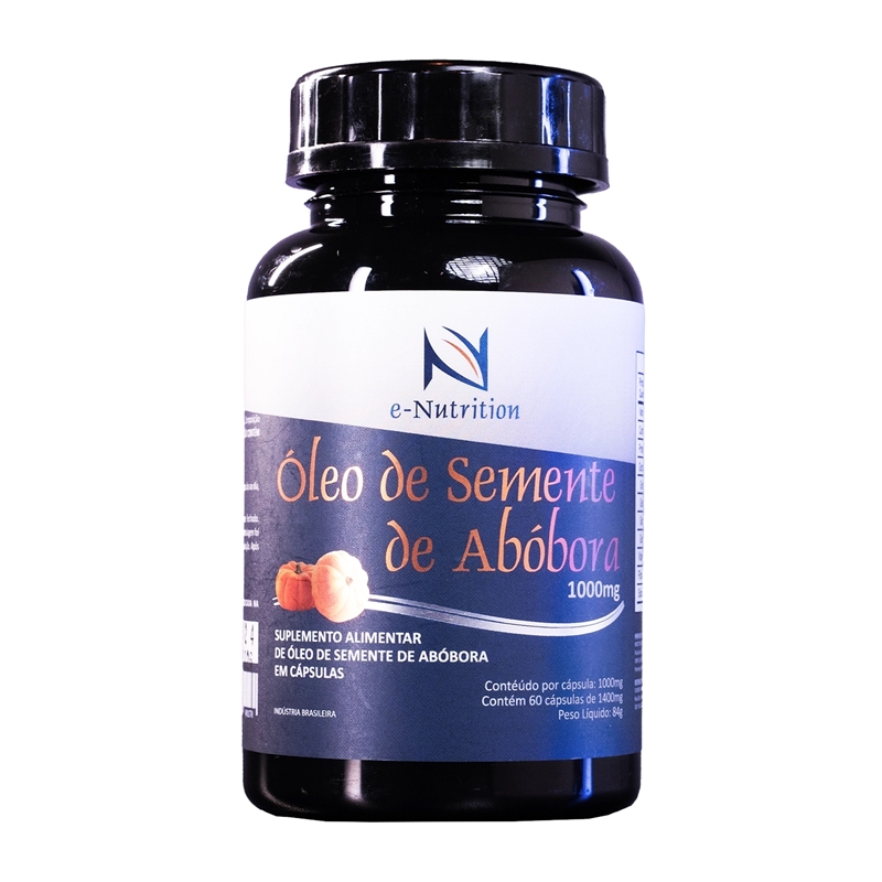 Óleo de Semente de Abóbora 1000mg - 60 cápsulas