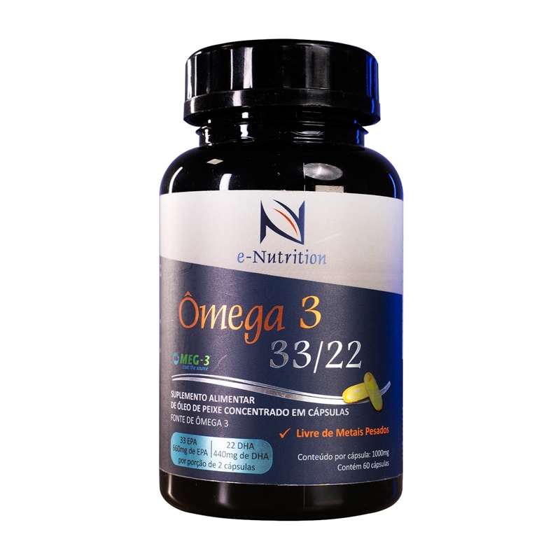 Ômega 3 33/22 1000mg - 60 cápsulas