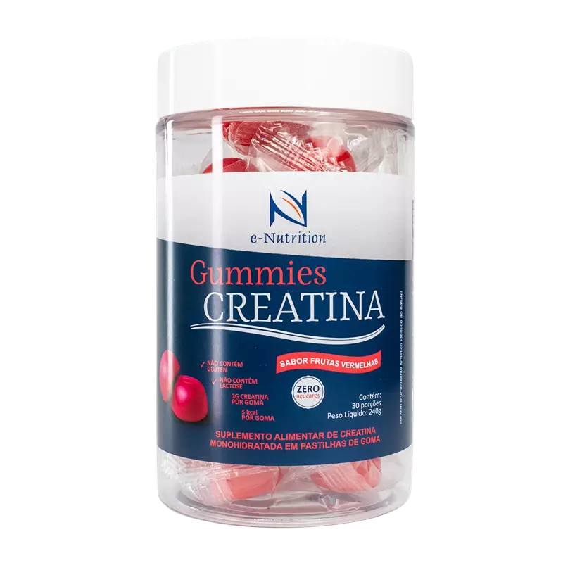 Gummies De Creatina Sabor Frutas Vermelhas-  30 Gomas