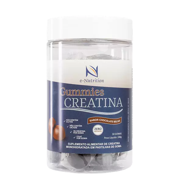 Gummies De Creatina Sabor Chocolate Belga -  30 Gomas
