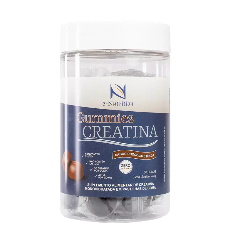 Gummies De Creatina Sabor Chocolate Belga -  30 Gomas