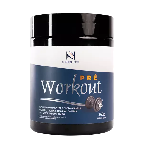 Pré Workout  sabor Uva - pote 360g